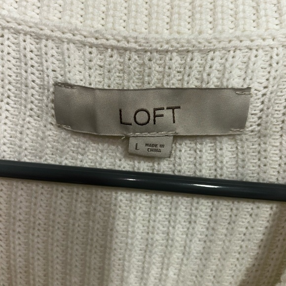 Striped lace up Polo sweater from LOFT - Picture 7 of 8
